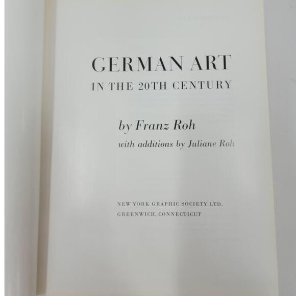 German Art in the Twentieth Century by Franz Roh 1958 Hardcover Book Art Book‎ - Picture 5 of 14